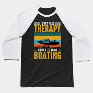 Booting Motorboat Yacht Sea Lake Baseball T-Shirt